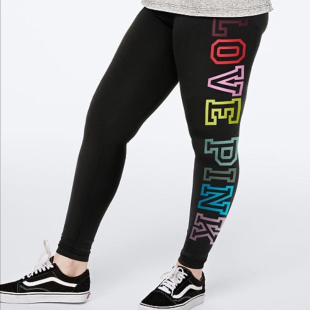 PINK Victoria’s Secret Cotton High Waist leggings
